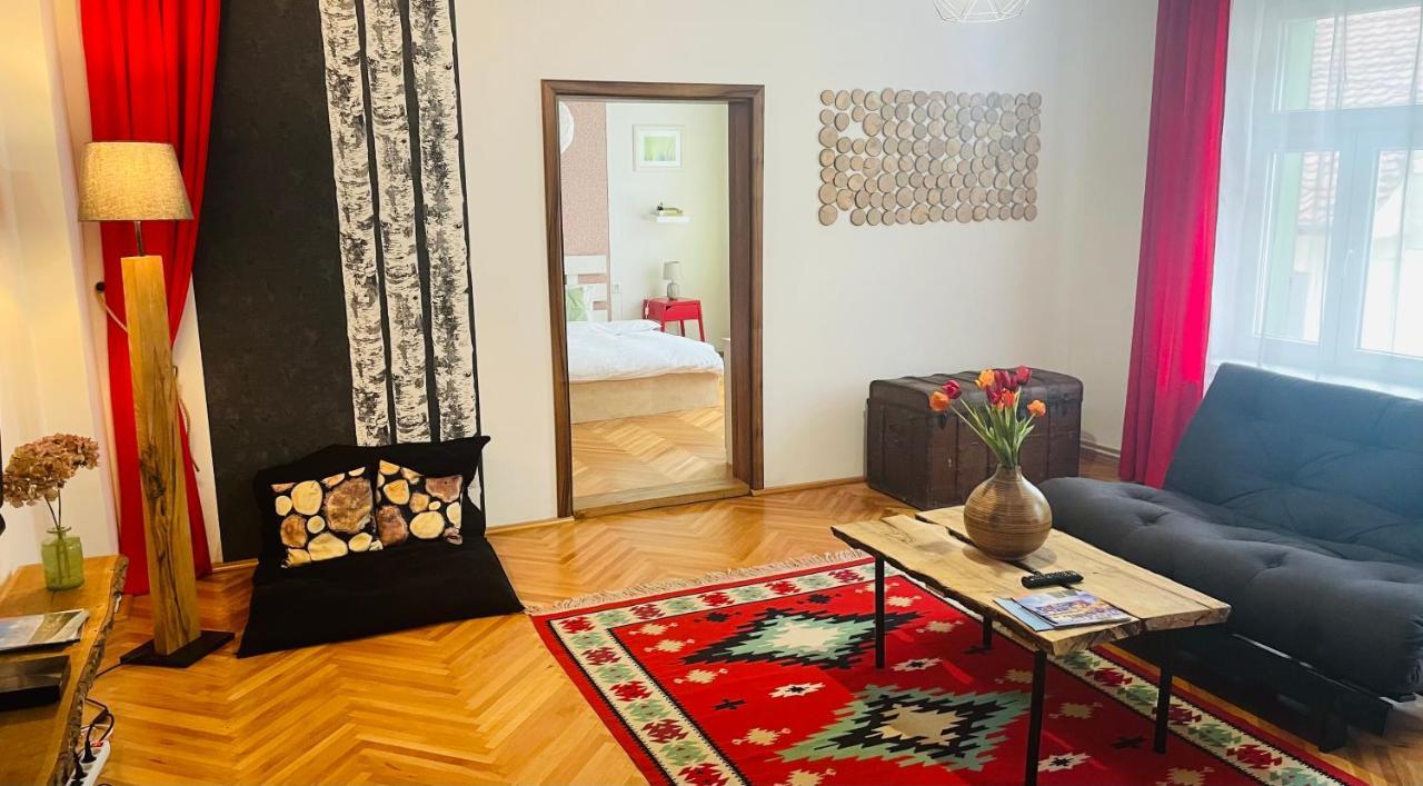 Spacious Stylish Apartment In Old Town Sibiu Exterior foto
